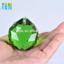 20mm Chandeliers Green Crystal Ball Lighting Parts Prisms Feng Shui Ball